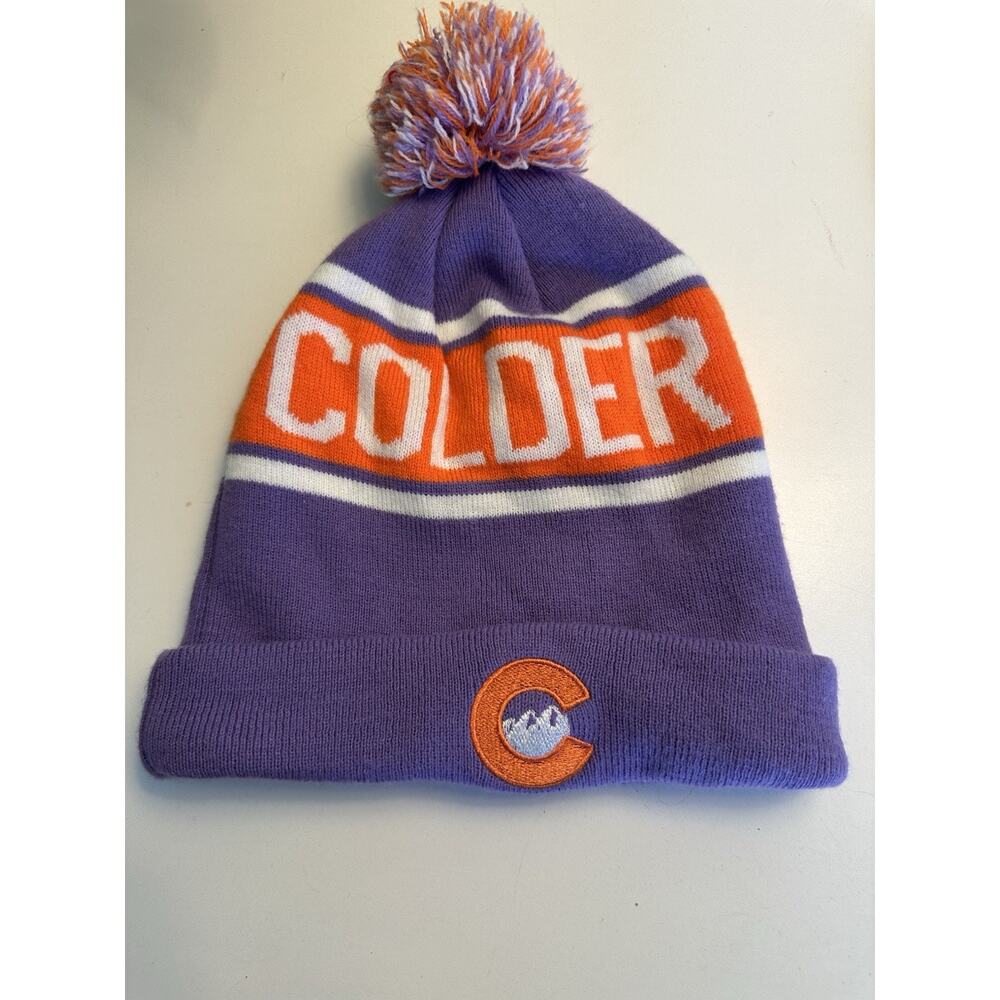 Colder Bolder boco gear boulder Colorado knit hat cap beanie run running race CO